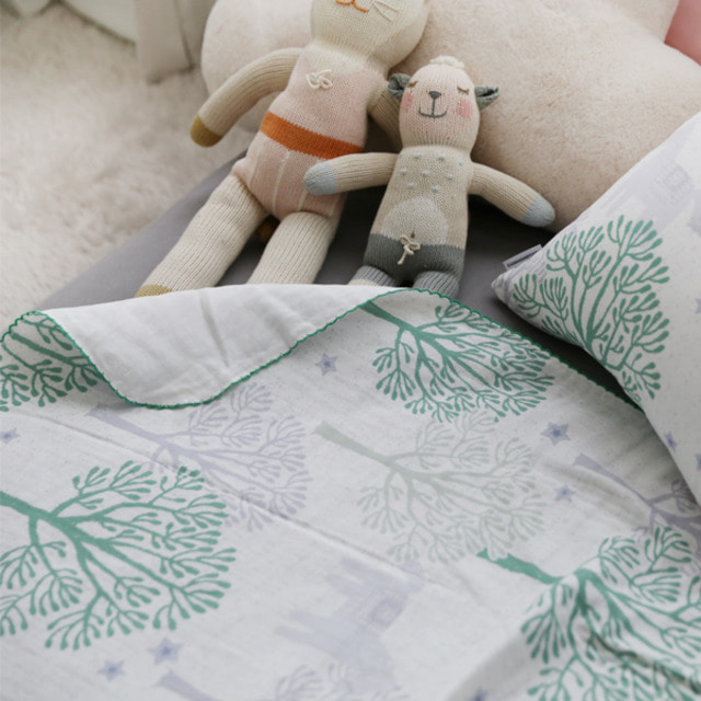 Dreamtree blanket 그린(110x90)